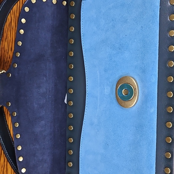 Coach Tabby Pacific Blue-Brass With Rivets - Picture 7 of 13